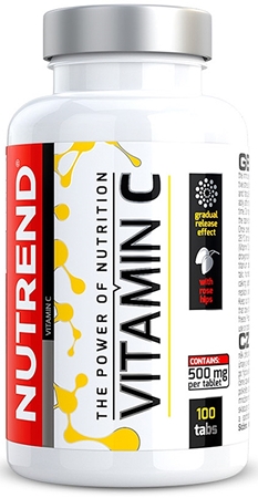 Nutrend Vitamin C tablety pro podporu imunitního systému, krásnou pleť a nehty