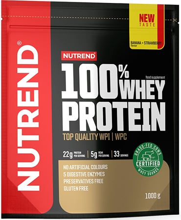 Nutrend 100% Whey Protein Molkenprotein in Pulverform