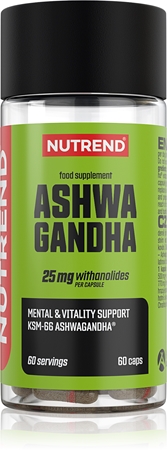 Nutrend Ashwagandha Kapseln zur Erhaltung von Energie und kognitiver Leistungsfähigkeit