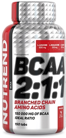 Nutrend BCAA 2:1:1 tablety urychlující regeneraci po zvýšené fyzické zátěži