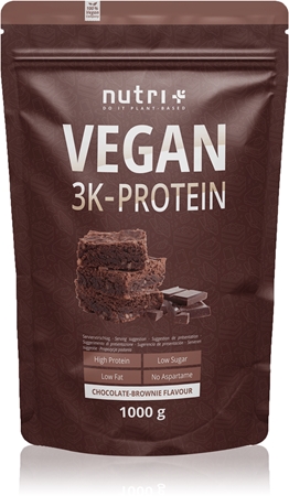 nutri+ Vegan 3K Proteinpulver veganes Protein
