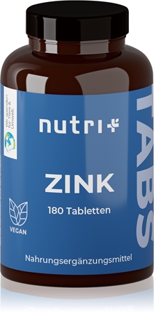 nutri+ Zink Tabletten für Haare, Nägel und Haut
