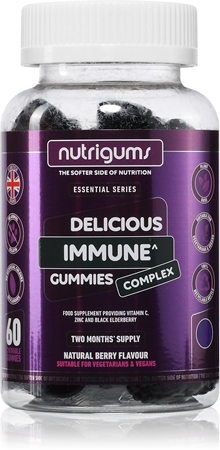 Nutrigums Essential Series Immune Complex žvýkací tablety pro podporu imunitního systému