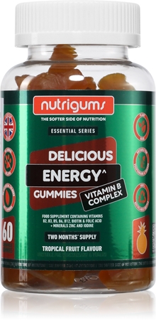 Nutrigums Essential Series Vitamin B komplex vitamínu B vegan