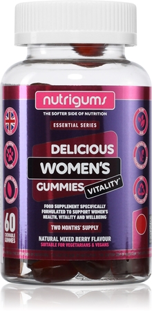Nutrigums Essential Series Womens Vitality žvýkací měkké tobolky s multivitamínovým komplexem