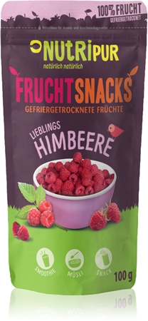 Nutripur Frucht Snacks Himbeere Trockenfrüchte