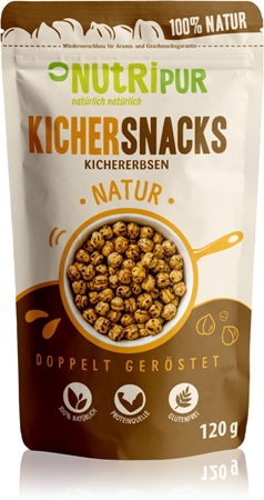 Nutripur Kichererbsen doppelt geröstet doppelt geröstet Hülsenfrüchte