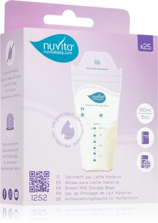 Nuvita Breast milk bags Beutel zum Aufbewahren von Muttermilch