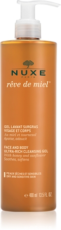 Nuxe Rêve de Miel Face and Body Ultra-Rich Cleansing Gel gel limpiador para pieles secas y sensibles