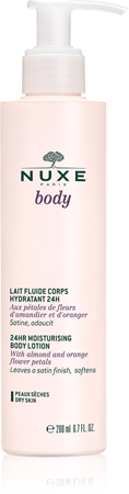 Nuxe Body leite corporal hidratante para pele seca