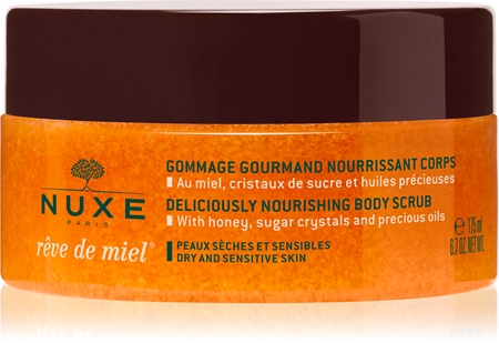 Nuxe Rêve de Miel Deliciously Nourishing Body Scrub Exfoliant hrănitor pentru corp