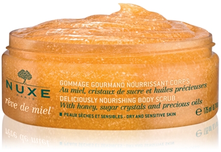 Nuxe Rêve de Miel Deliciously Nourishing Body Scrub Exfoliant hrănitor pentru corp