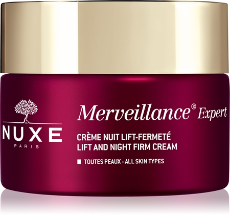 Nuxe Merveillance Expert нощен стягащ крем с лифтинг ефект