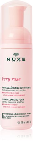 Nuxe Very Rose gentle cleansing foam for all skin types