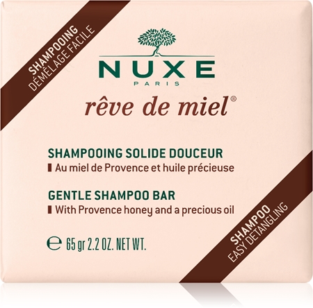 Nuxe Rêve de Miel Gentle Shampoo Bar shampoo naturale per capelli brillanti e morbidi