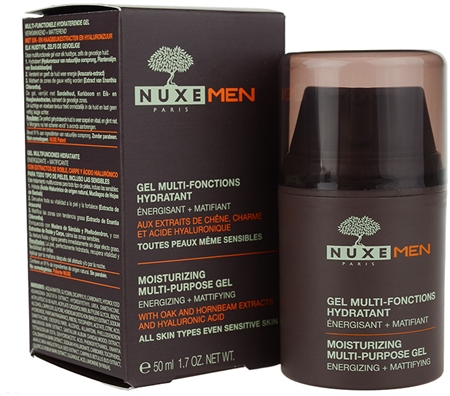 Nuxe Men gel hidratante para todos os tipos de pele