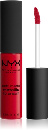 NYX Professional Makeup Soft Matte Metallic Lip Cream rouge à lèvres liquide fini mat effet métallisé