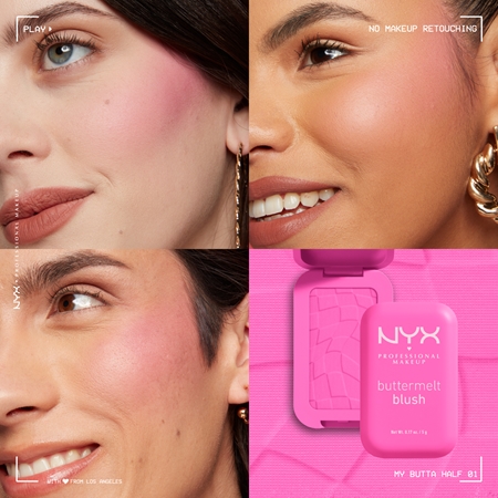 NYX Professional Makeup Buttermelt Blush πουδρέ ρουζ