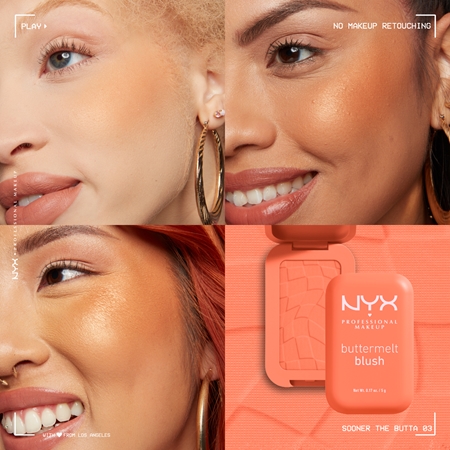 NYX Professional Makeup Buttermelt Blush púdrová lícenka