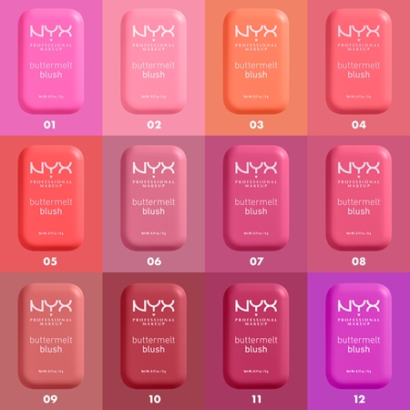 NYX Professional Makeup Buttermelt Blush fard de obraz sub forma de pudra