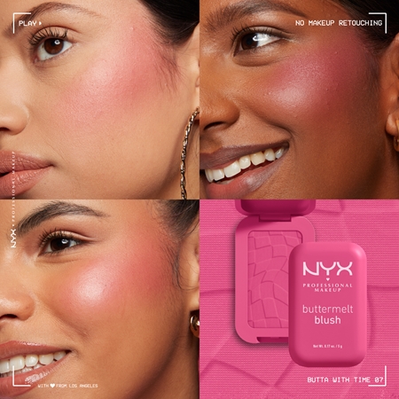 NYX Professional Makeup Buttermelt Blush fard de obraz sub forma de pudra