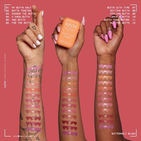 NYX Professional Makeup Buttermelt Blush fard de obraz sub forma de pudra