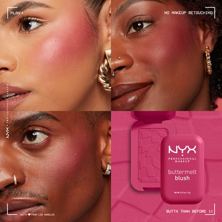 NYX Professional Makeup Buttermelt Blush πουδρέ ρουζ