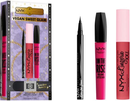 NYX Professional Makeup Limited Edition Xmass 2022 Sweet Glam joululahjasetti (Täydelliseen Lookiin)