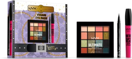 NYX Professional Makeup Limited Edition Xmass Eye Pass Set vianočná darčeková sada pre perfektný vzhľad
