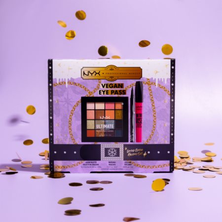 NYX Professional Makeup Limited Edition Xmass Eye Pass Set vianočná darčeková sada pre perfektný vzhľad