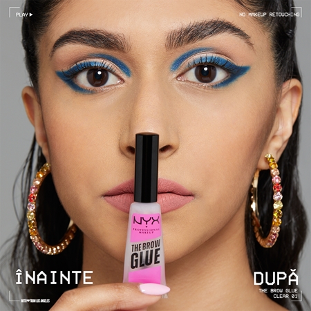 NYX Professional Makeup The Brow Glue gel pentru sprancene