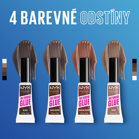 NYX Professional Makeup The Brow Glue gel na obočí