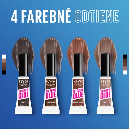 NYX Professional Makeup The Brow Glue gél na obočie