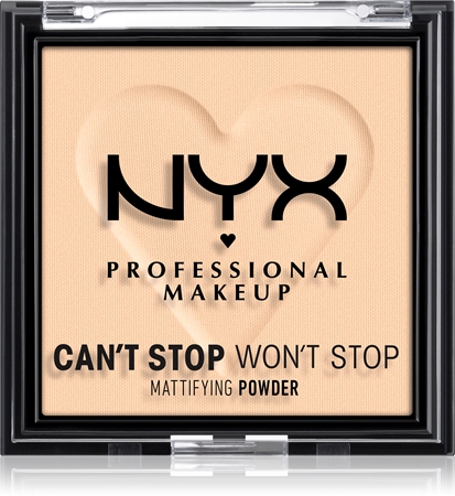 NYX Professional Makeup Can't Stop Won't Stop Mattifying Powder Matējošs pūderis