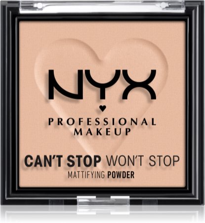 NYX Professional Makeup Can't Stop Won't Stop Mattifying Powder cipria opacizzante