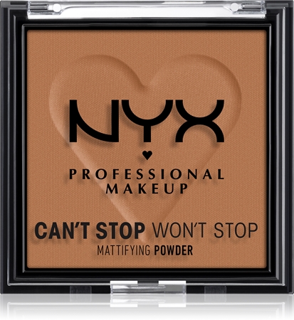 NYX Professional Makeup Can't Stop Won't Stop Mattifying Powder Matējošs pūderis