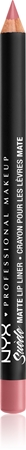 NYX Professional Makeup Suede Matte Lip Liner Matēts lūpu laineris