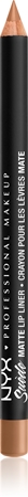 NYX Professional Makeup Suede Matte Lip Liner Matēts lūpu laineris
