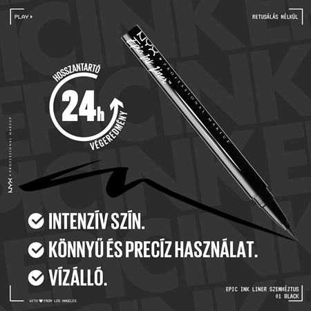 NYX Professional Makeup Epic Ink Liner Szemceruza