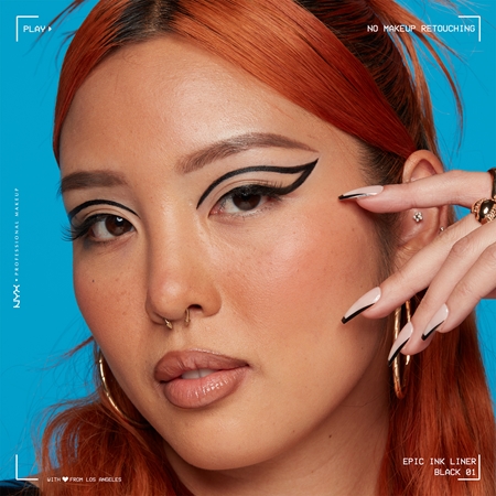 NYX Professional Makeup Epic Ink Liner contur de precizie, rezistent la apă