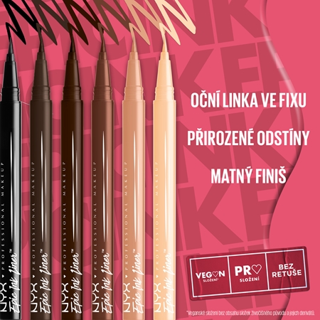 NYX Professional Makeup Epic Ink Liner precizní voděodolná linka