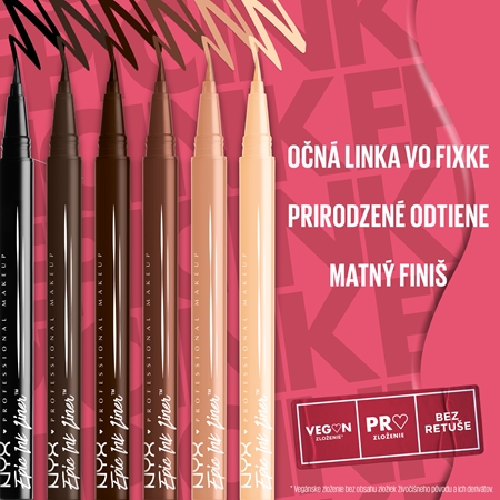 NYX Professional Makeup Epic Ink Liner Precízna vodeodolná linka