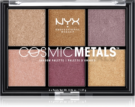NYX Professional Makeup Cosmic Metals™ paleta de sombra para os olhos