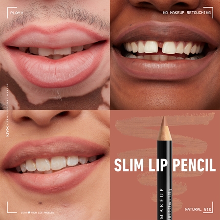 NYX Professional Makeup Slim Lip Pencil creion de buze cu trasare precisă