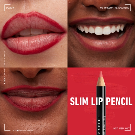 NYX Professional Makeup Slim Lip Pencil creion de buze cu trasare precisă