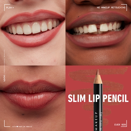 NYX Professional Makeup Slim Lip Pencil creion de buze cu trasare precisă