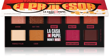 NYX Professional Makeup La Casa de Papel El Professor Palette Lidschattenpalette