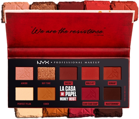 NYX Professional Makeup La Casa de Papel El Professor Palette Lidschattenpalette
