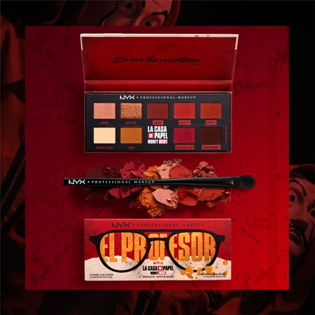 NYX Professional Makeup La Casa de Papel El Professor Palette Lidschattenpalette