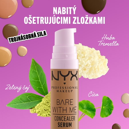 NYX Professional Makeup Bare With Me Concealer Serum hydratačný korektor 2 v 1